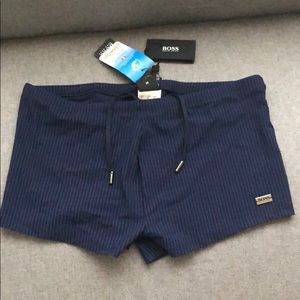 Hugo Boss Tilefish Blue Swim Trunk